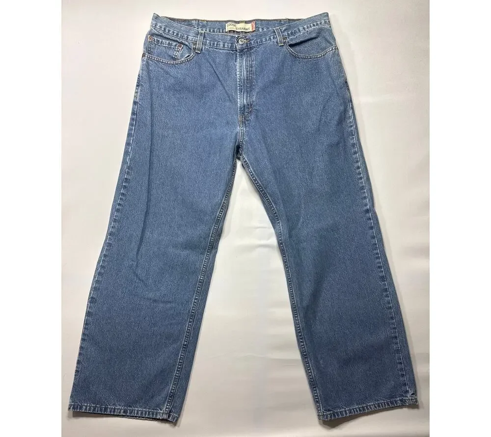 Levi's 569 Men's Loose Straight Leg Blue Jeans - Size 40x30 (40x28.5)